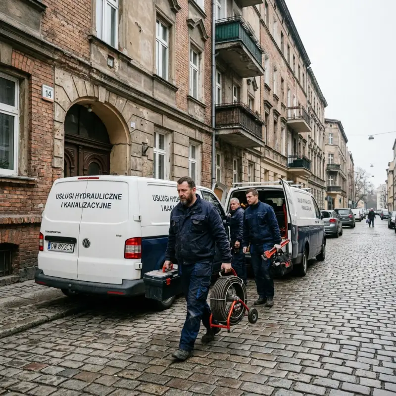 Pogotowie hydrauliczne i kanalizacyjne Wrocław - szybki dojazd do awarii